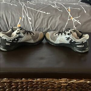 Nike Black and Gray Metcons Athletic Shoes